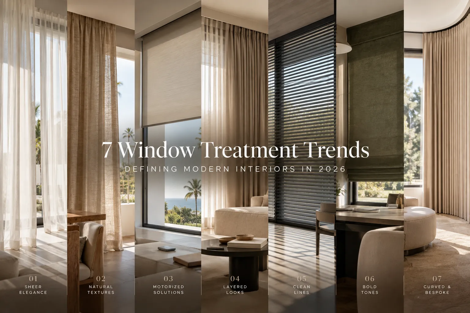 7 Window Treatment Trends Defining Modern Interiors in 2026