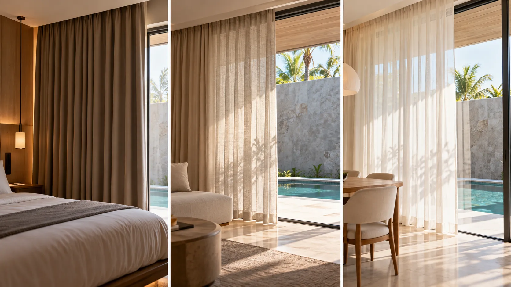 Blackout, Dimout or Sheer by Room: How to Specify the Right Layer