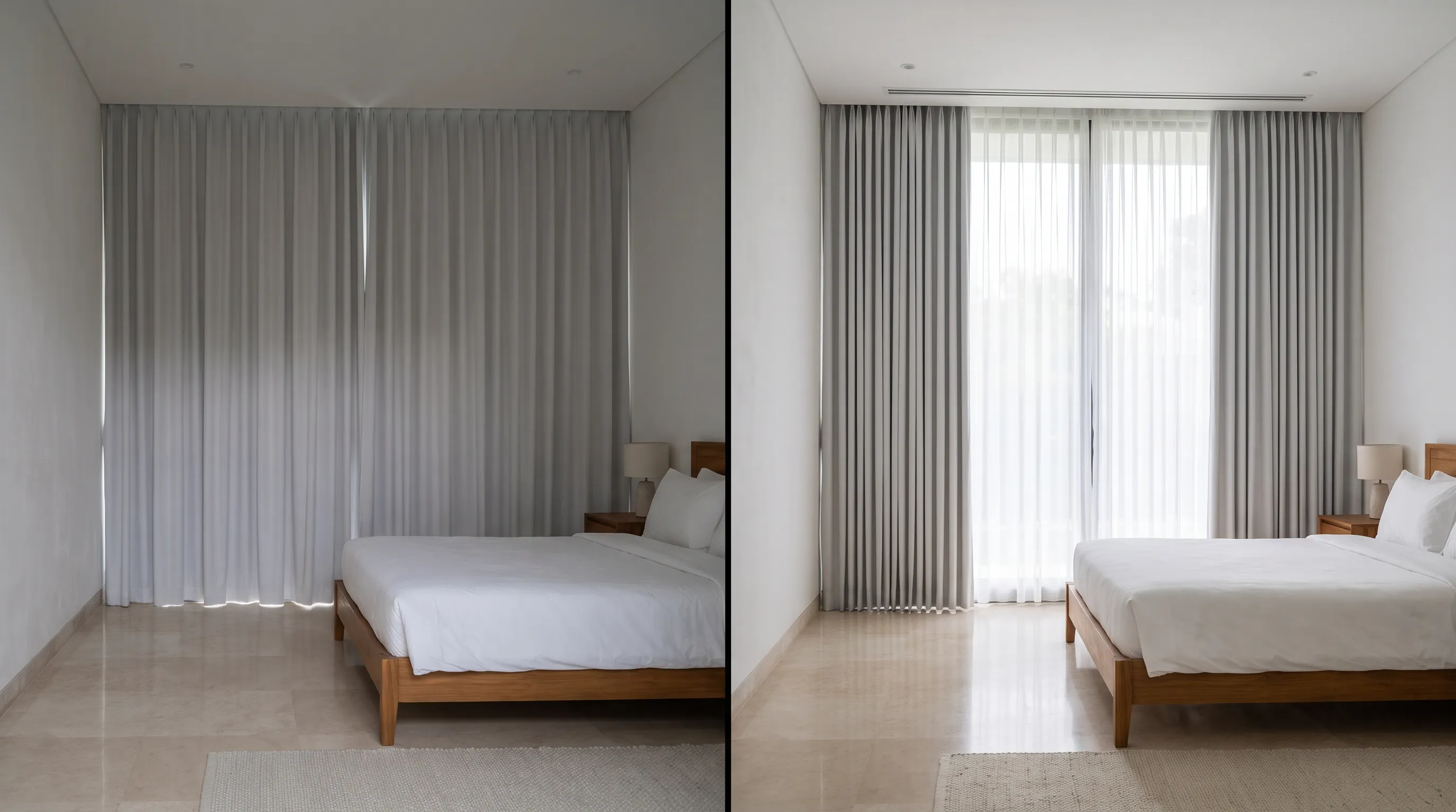 Blackout vs Sheer vs Layered Curtains: What Really Works for Tropical Bedrooms