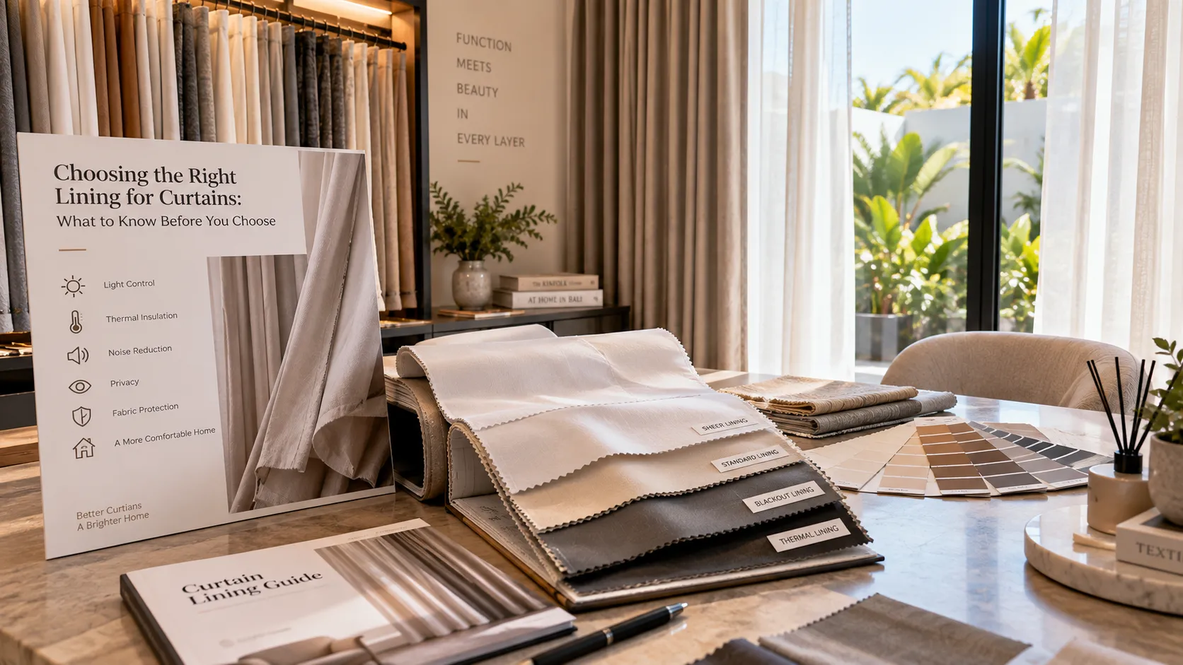 Choosing the Right Lining for Curtains: What to Know Before You Choose
