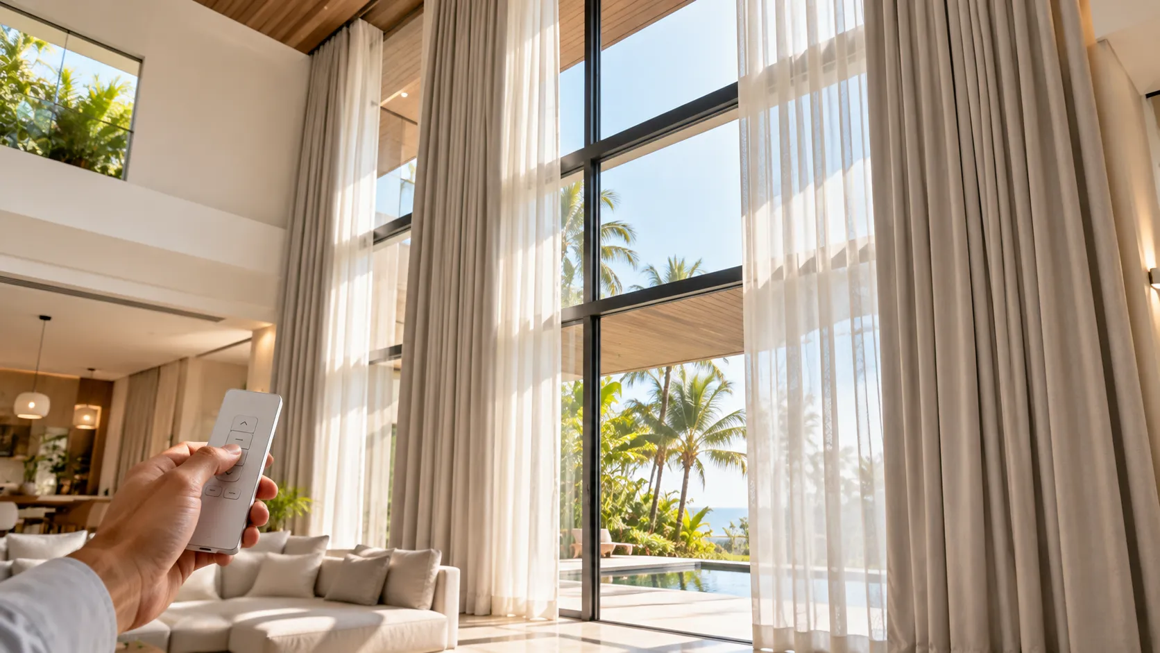 Motorized Curtains for Large & High Windows: A Practical Specification Guide