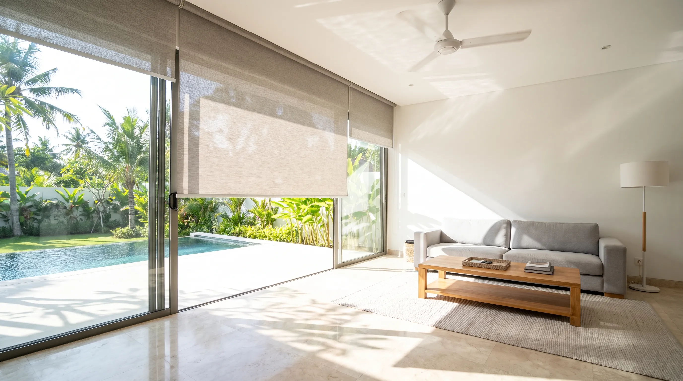 Roller Blinds for Bali Villas: The Complete Guide to Choosing the Right Blinds
