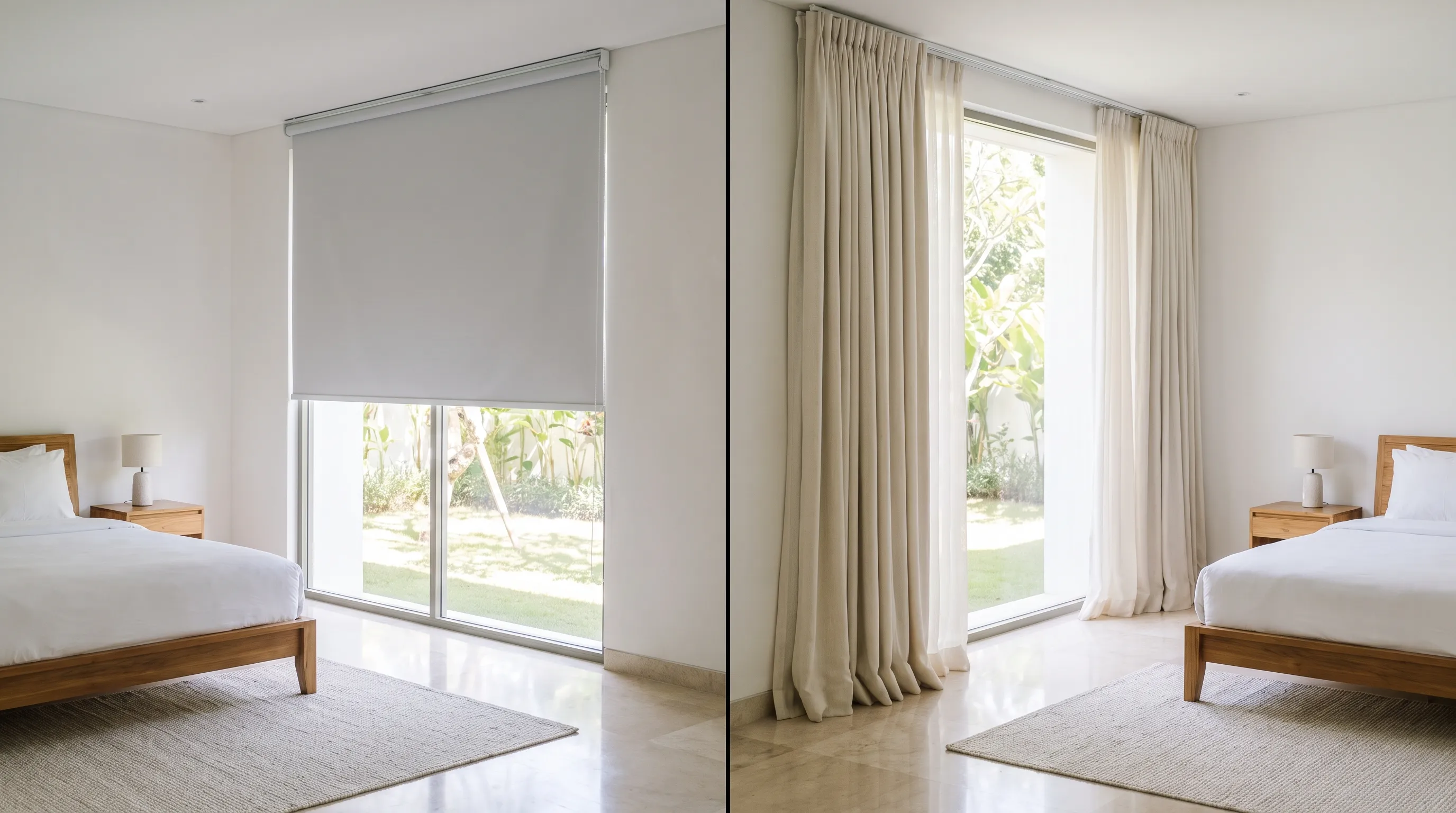 Roller Blinds vs Curtains in Bali: Which One Actually Works Better?