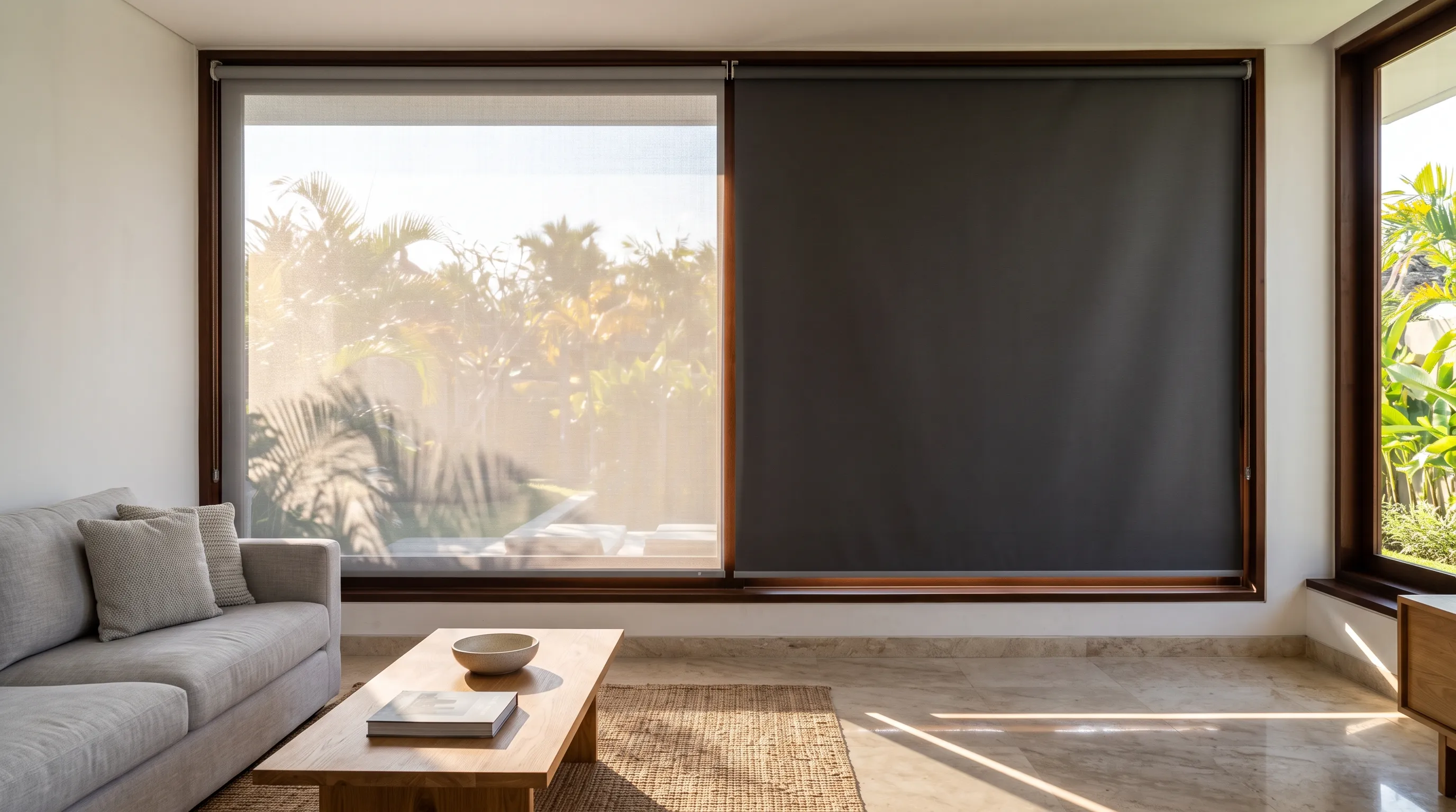 Roller Blinds for West-Facing Windows in Bali