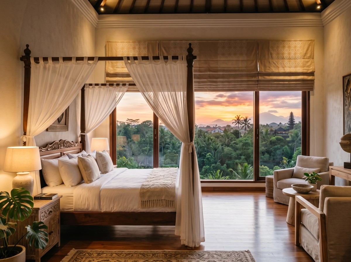 The Ultimate Guide to Roman Shades for Luxury Bali Villas