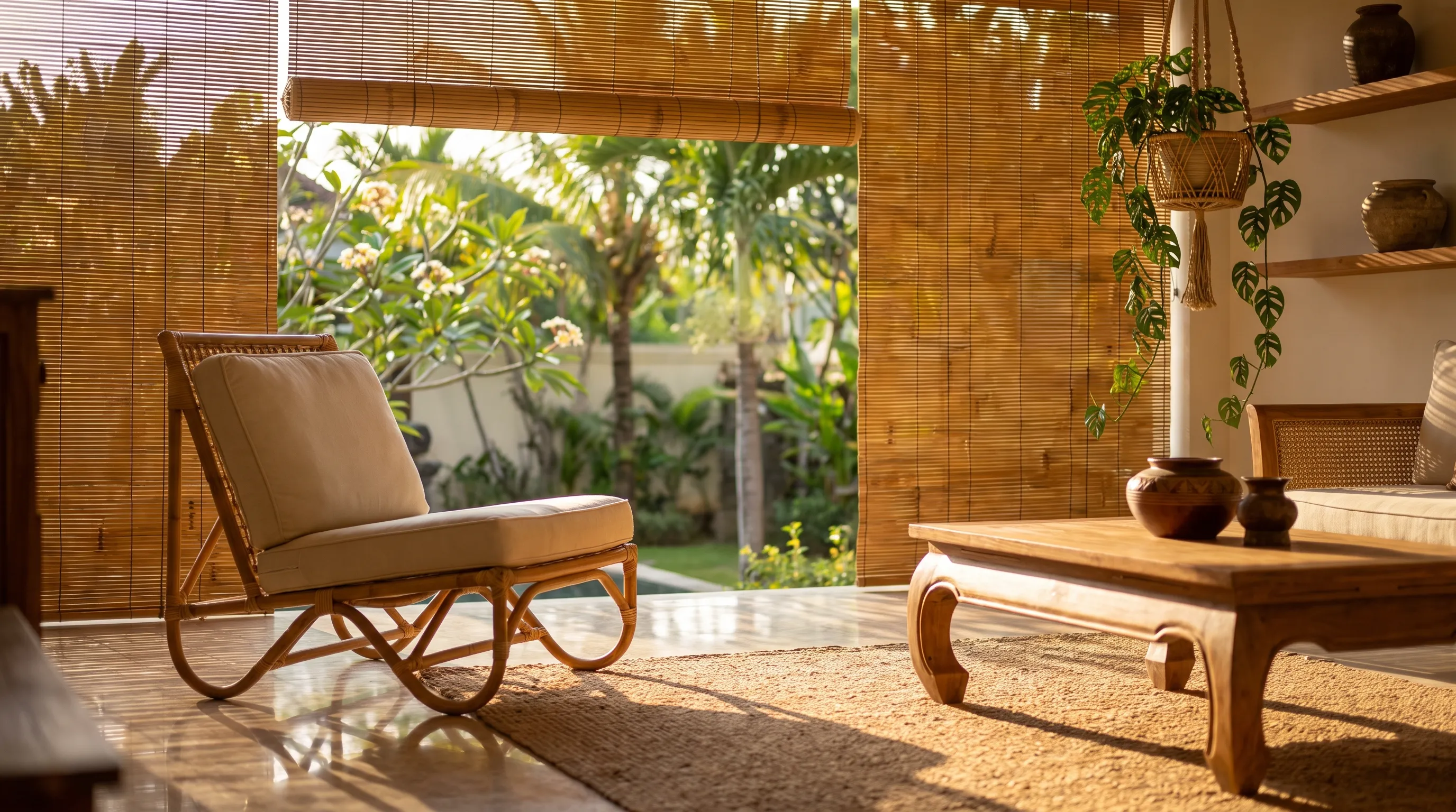 Sentuhan Natural: Gorden Bambu & Rattan di Bali