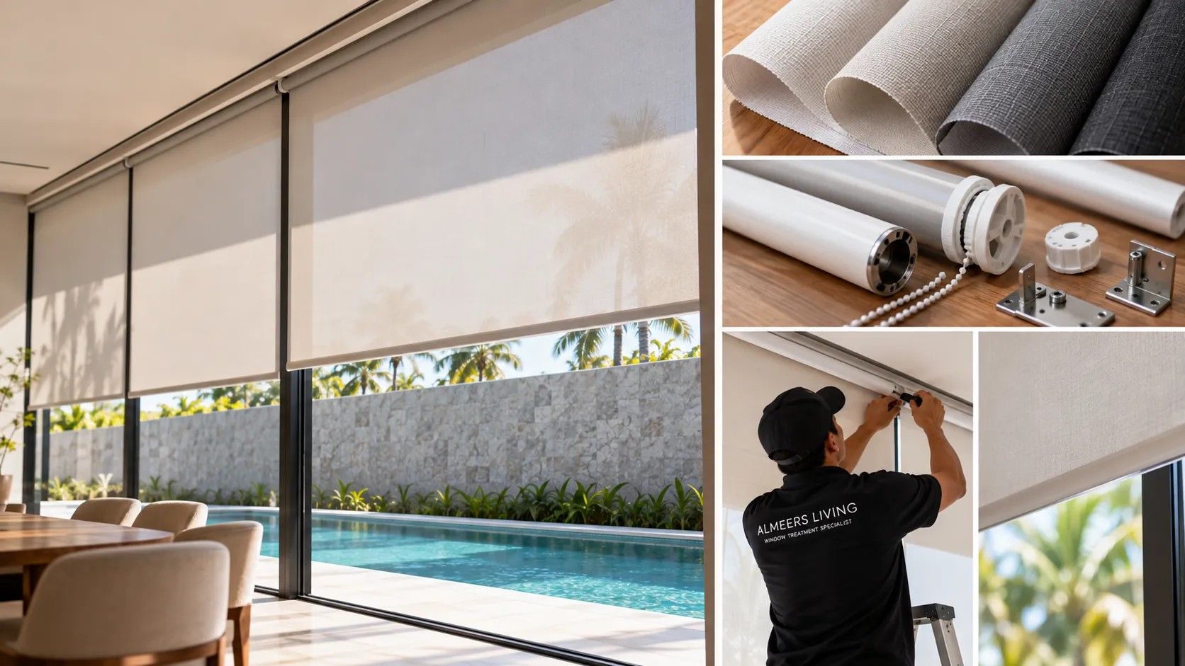 Weather-Resistant Roller Blinds in Bali: Fabric, Hardware and Installation Checklist