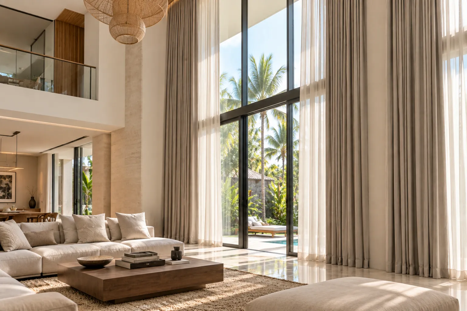 Window Treatment Ideas for High Ceilings: The Complete Bali Guide