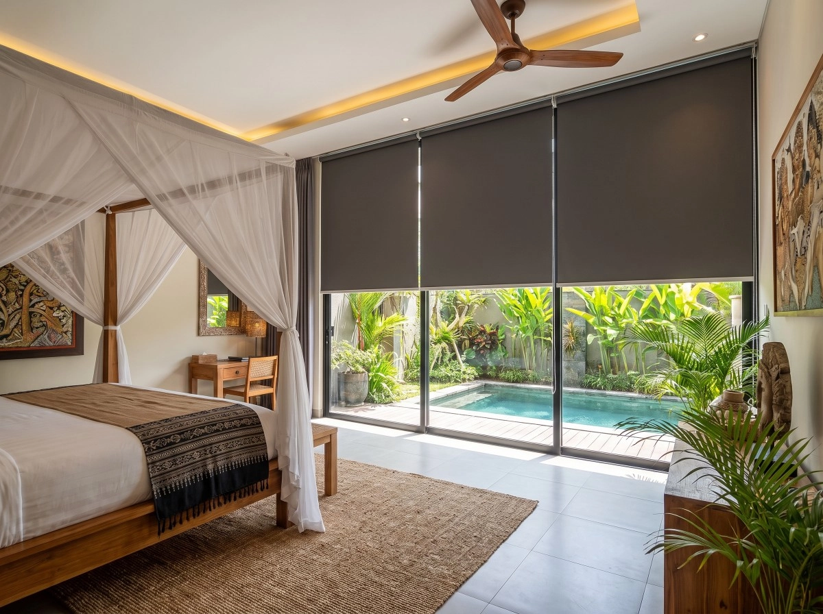 Hotel curtains in Seminyak