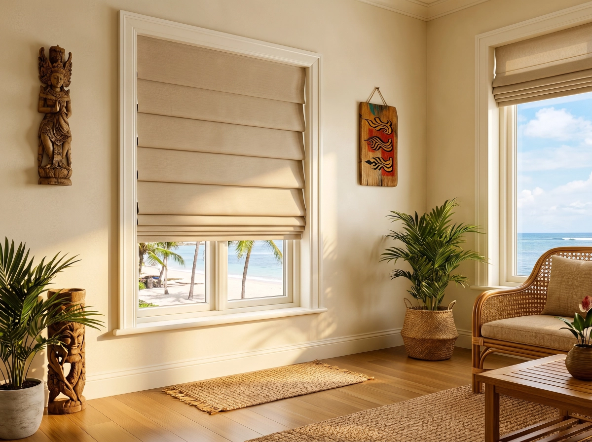 Residence curtains in Sanur